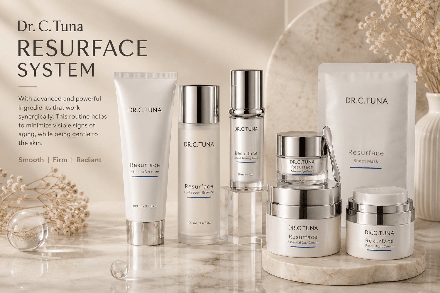 Step-by-Step Guide: Dr. C. Tuna Resurface Routine - Tess Marketplace