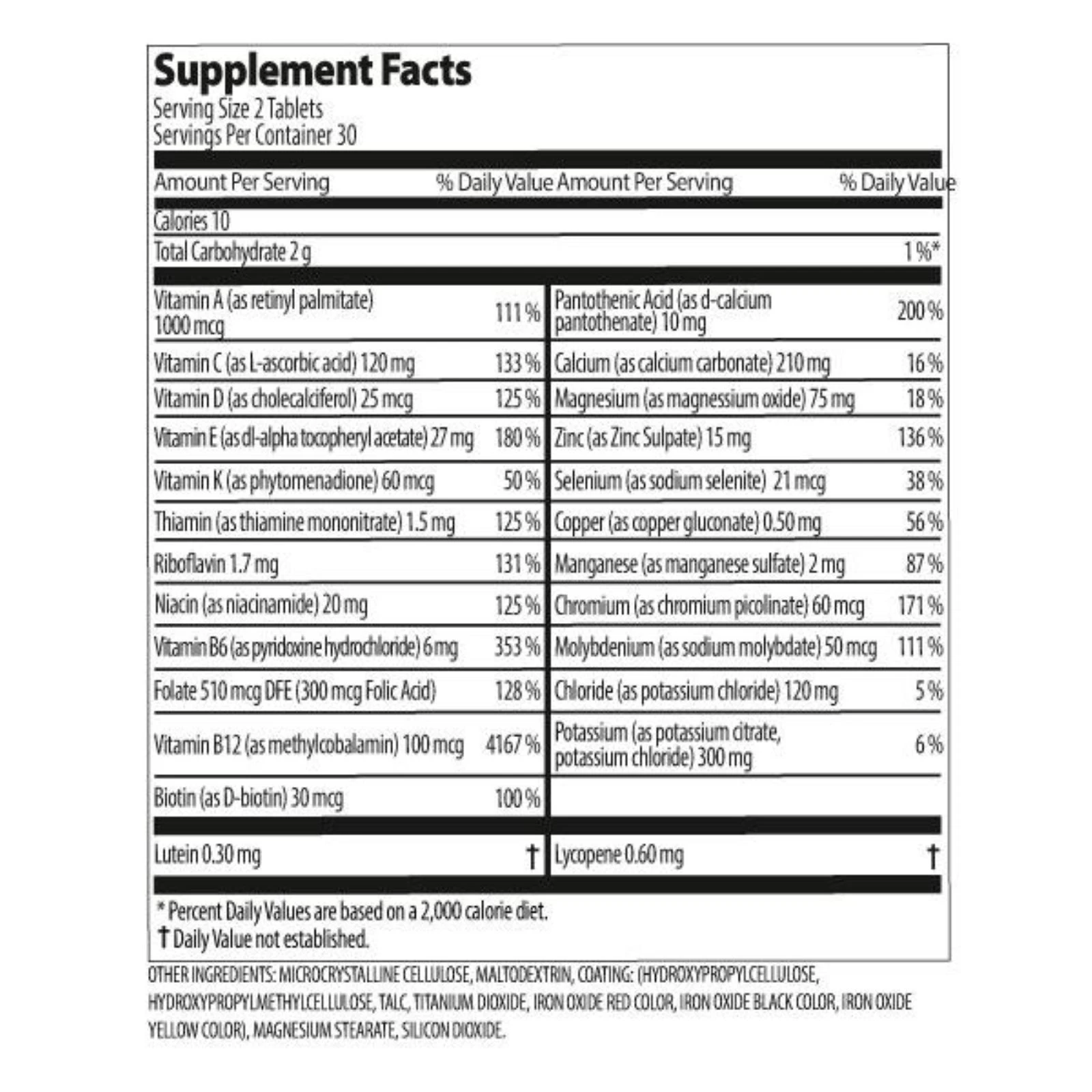 FARMASi Nutriplus Multivitamin and Mineral for Men (60 Tablets) - Tess Marketplace